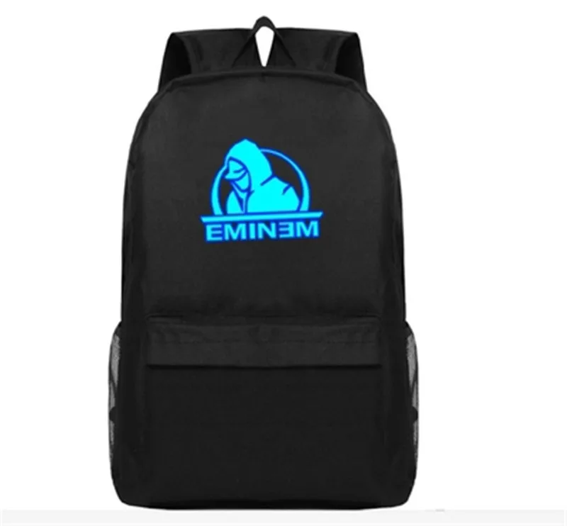 RAP TOP Eminem Bad Meets Evil рюкзак с usb портом дорожная школьная сумка USB модная Подростковая