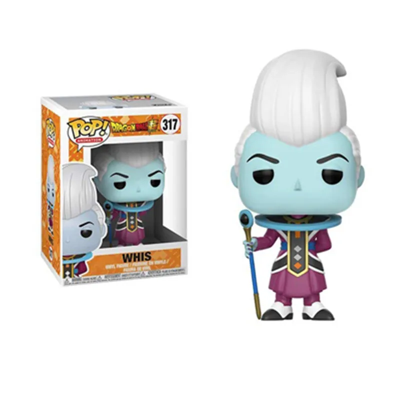 Whis-317 Funko поп японского аниме Dragon Ball Гоку Golden Frieza Мужские Шорты для купания Вегета Krillin модель игрушки Действие и фигура Коллекционная виниловая куклы - Цвет: Whis-317