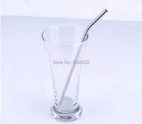500pcslot stainless steel straw steel drinking straws 8 5 10g reusable eco metal drinking straw bar drinks party stag