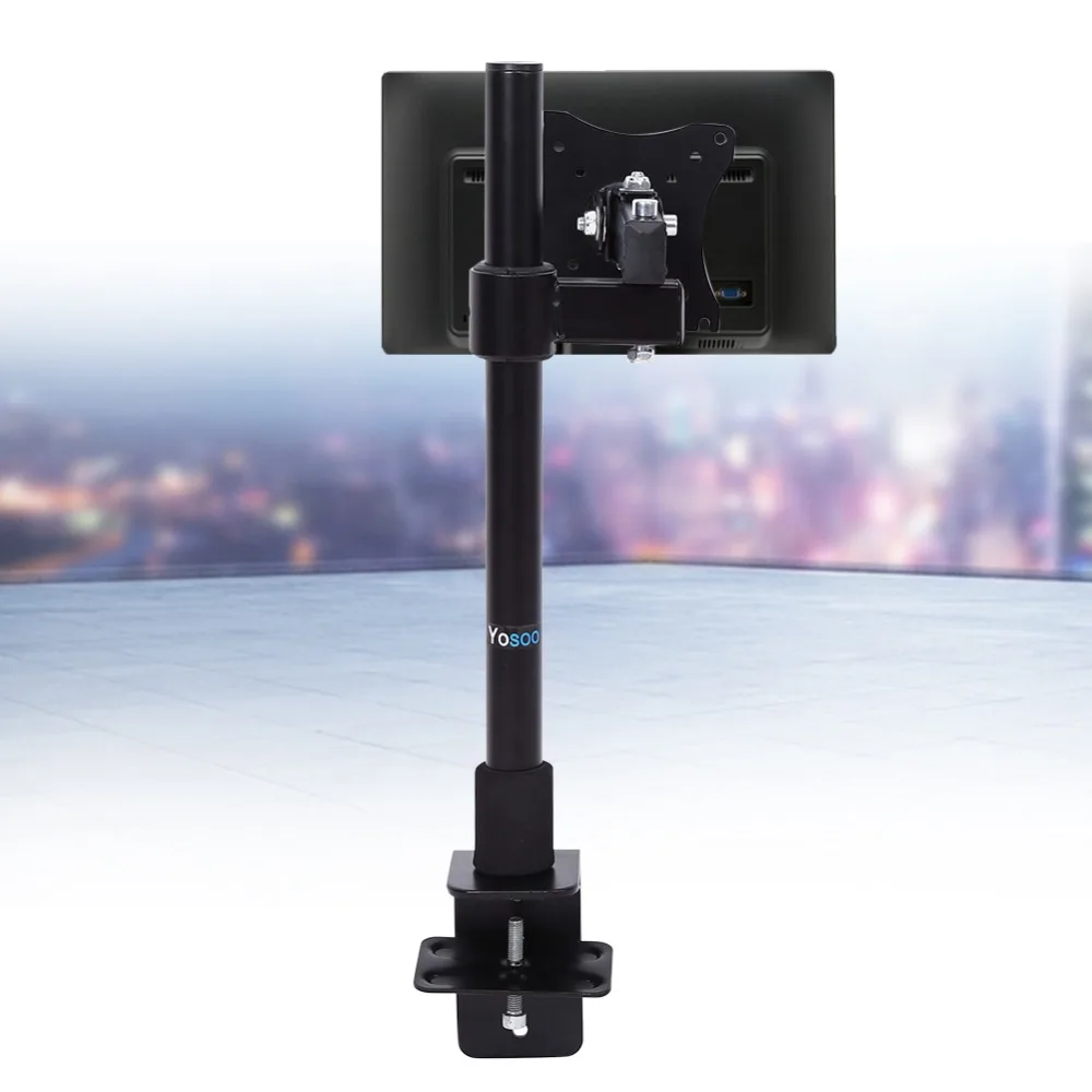 360 Поворотный однорычажный стол lcd компьютерный монитор кронштейн Подставка для 13-27"
