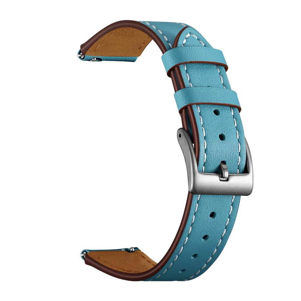 Blue Style J Для huawei B5 Talkband ремешок для часов 18 мм браслет кожаный ремешок Замена браслета аксессуары для часов - Цвет ремешка: Blue Style J