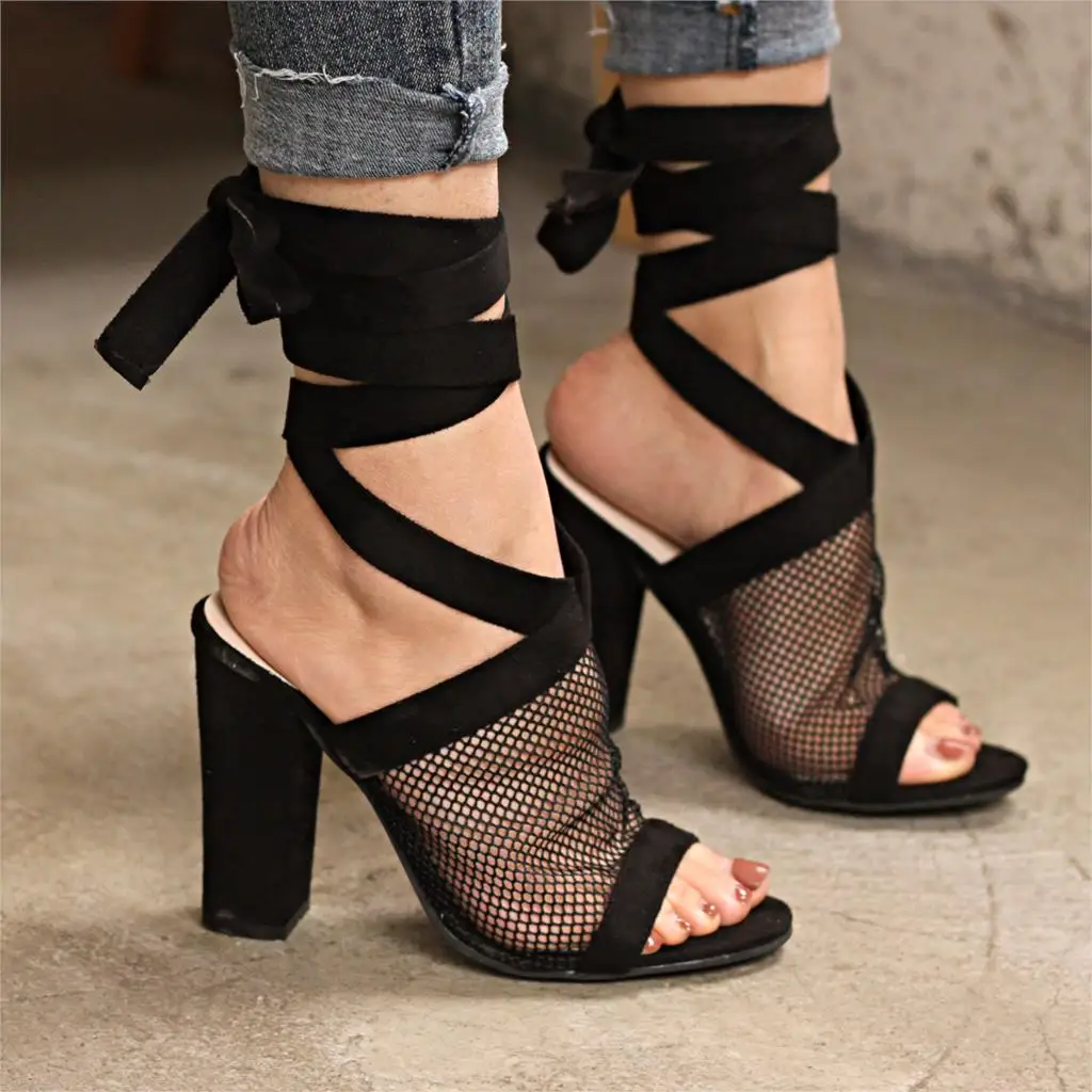 2019 женские босоножки летние туфли на квадратном каблуке пикантные высоком chaussures