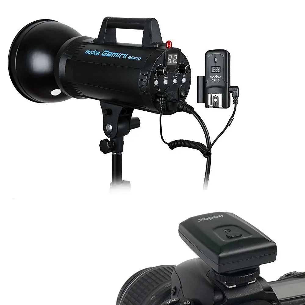 Godox CT 16 каналов беспроводной триггер включает 1 x передатчик и 3 приемник для Canon Nikon