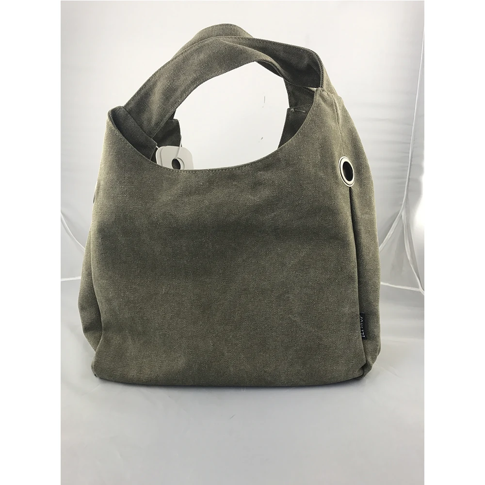 Скидка 10%! Настоящие фото Для женщин Повседневное холст сумки известный дизайнер