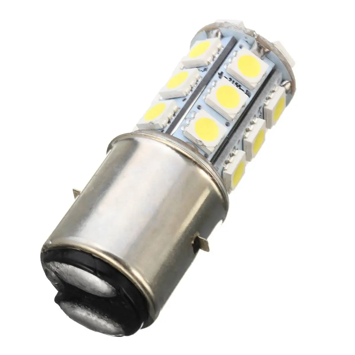 BA20D 12V H6 24 светодиодный SMD Мотоцикл мопед ATV PIT Head светильник 6000K мотоцикл передний проходной светильник