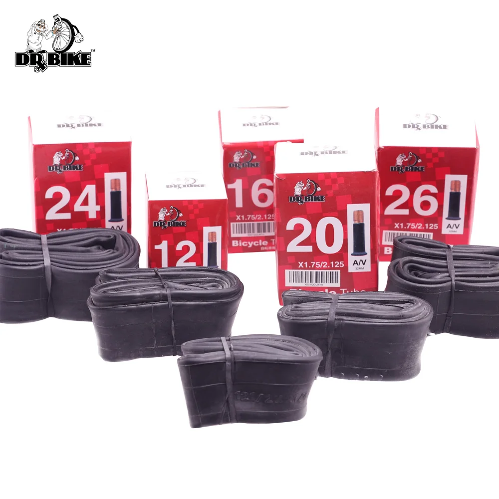 Bicycle Bike Tire 12/16/20/24/26 inch Inner Tubes Schrader Tyres 1.75/2.125 width Cycling Rubber Tube for MTB | Спорт и развлечения
