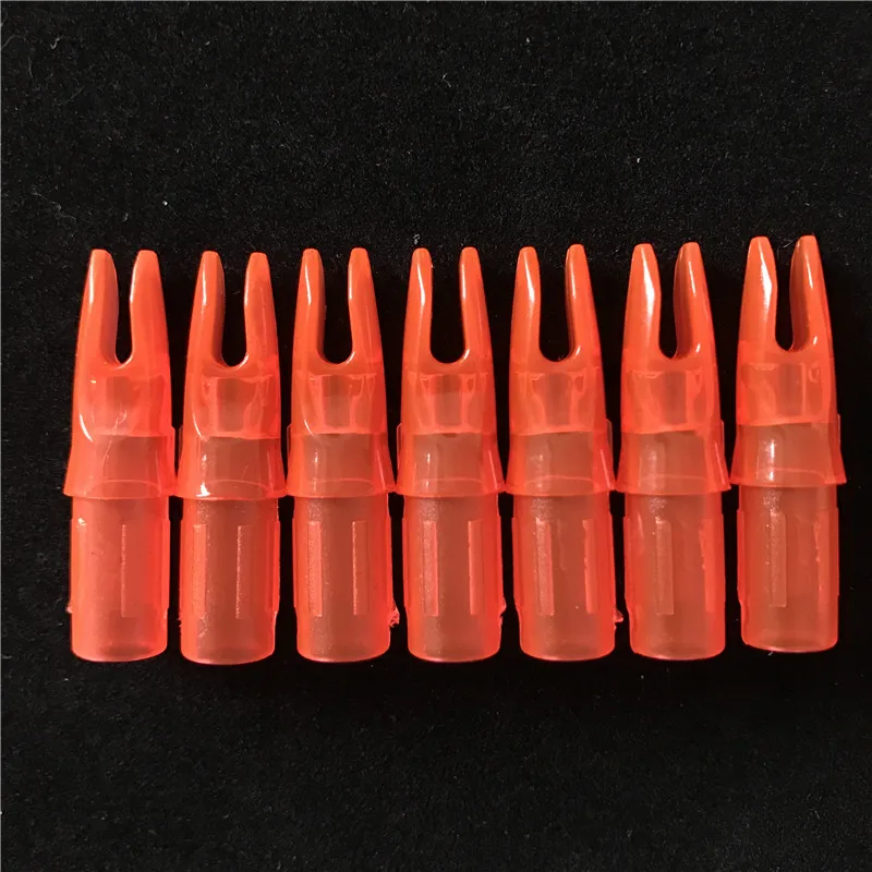 60/100pcs Archery Arrow Nock ID7.6mm Internal Plastic Insert Tails For Shaft Hunting | Спорт и развлечения