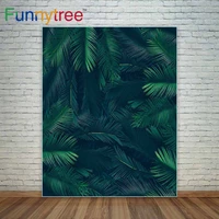 funnytree photo background for studio jungle leaf tropical party birthday summer baby backdrop decoration photography photocall