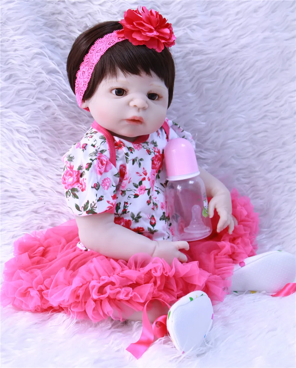 22 &quot55 см куклы reborn полностью силиконовые виниловые Детские bebe princess bonecas красивая