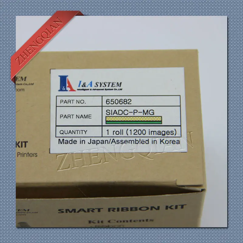 IDP 650682 SIADC-P-MG Золотая лента работает на принтере 30S и карточных принтерах 50S |