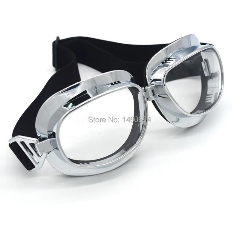 Ретро Второй мировой войны мотоциклетные очки Lunette Moto Aviateur винтажные очки серебро/медь
