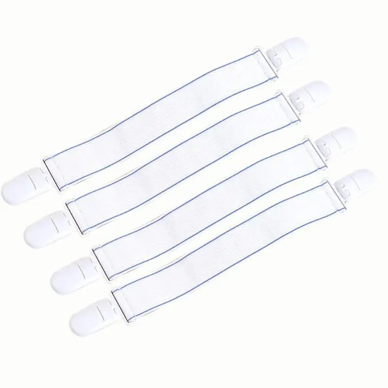 Регулируемые зажимы для простыней 4 шт. держатель эластичный матрас пододеяльник