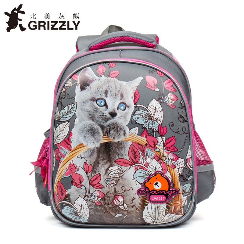 Ортопедический рюкзак для девочек и мальчиков с 3D принтом|backpack children school bags|quality