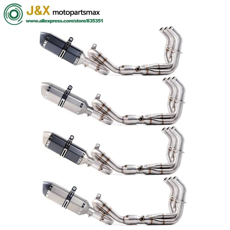 Выхлопных газов для Yamaha MT 09 FZ 2013 2020 SP 2017 XSR900 2016 до мотоцикл выхлопной глушитель