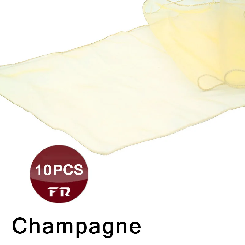 10 шт. Прямая продажа с завода Высококачественная скатерть из органзы для свадеб