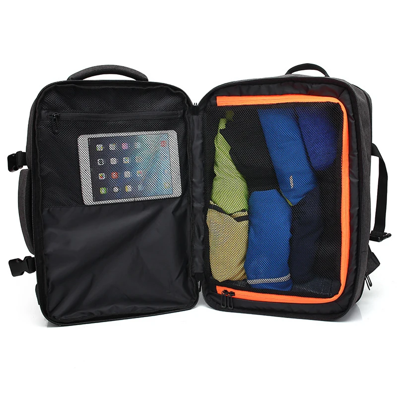 Бизнес bagpack Для мужчин Дорожная сумка mochila usb зарядки защита от кражи рюкзак для