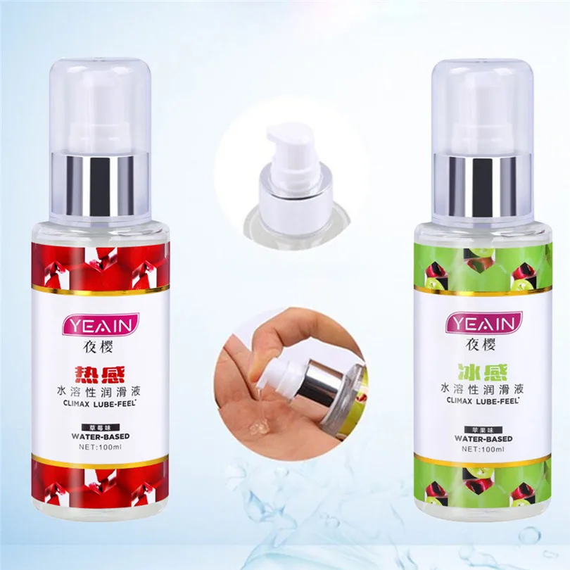 100 мл секс смазка Эротическая фруктовое масло клубника ароматизатор любитель