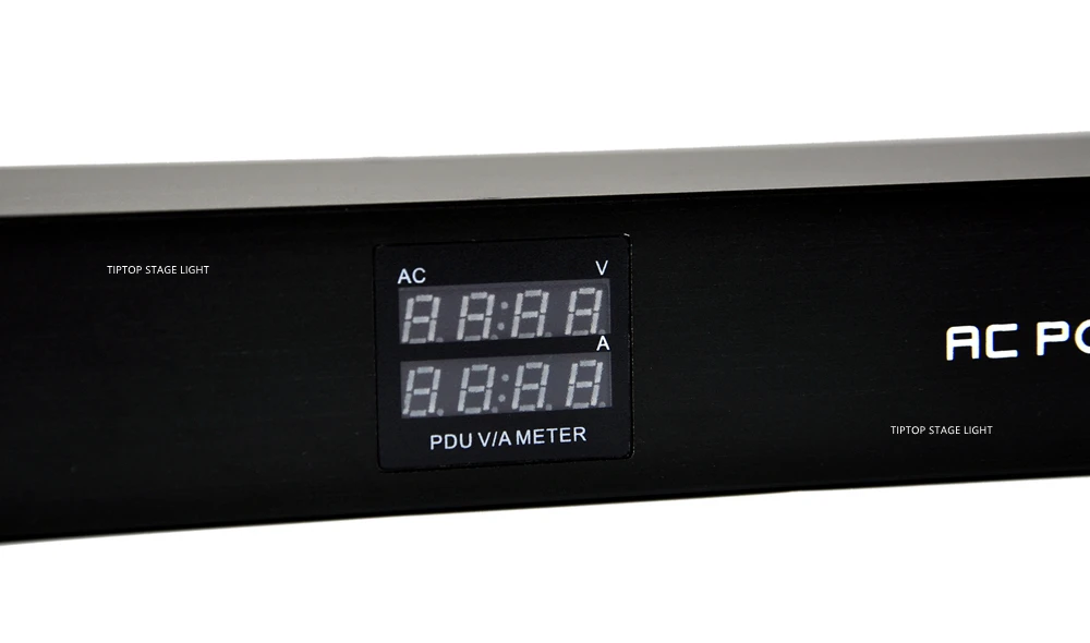 Оптовая цена 1U PDU AC 2500 Вт контроллер дистрибьютора питания ЖК дисплей аудио замок