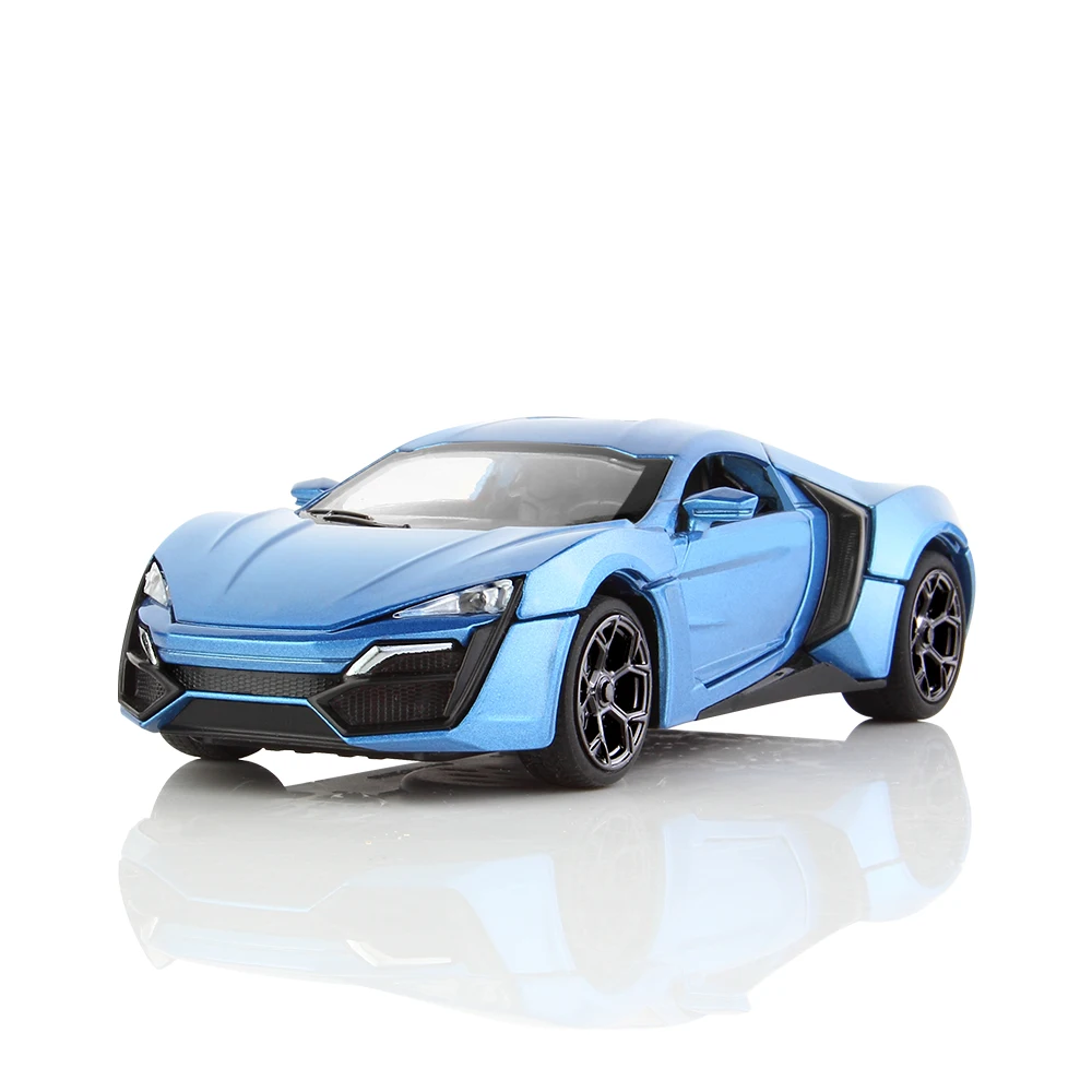Dodoelephant 1:32 быстрая Lykan hypersport автомобиль моделей автомобилей 3 цвета литья под