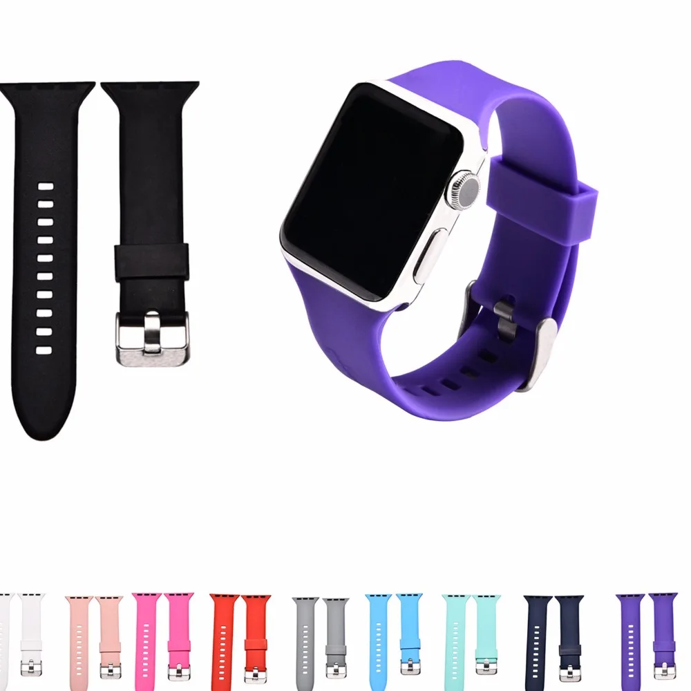 Ремешок силиконовый для APPLE WATCH Watch 38/42 мм | Наручные часы