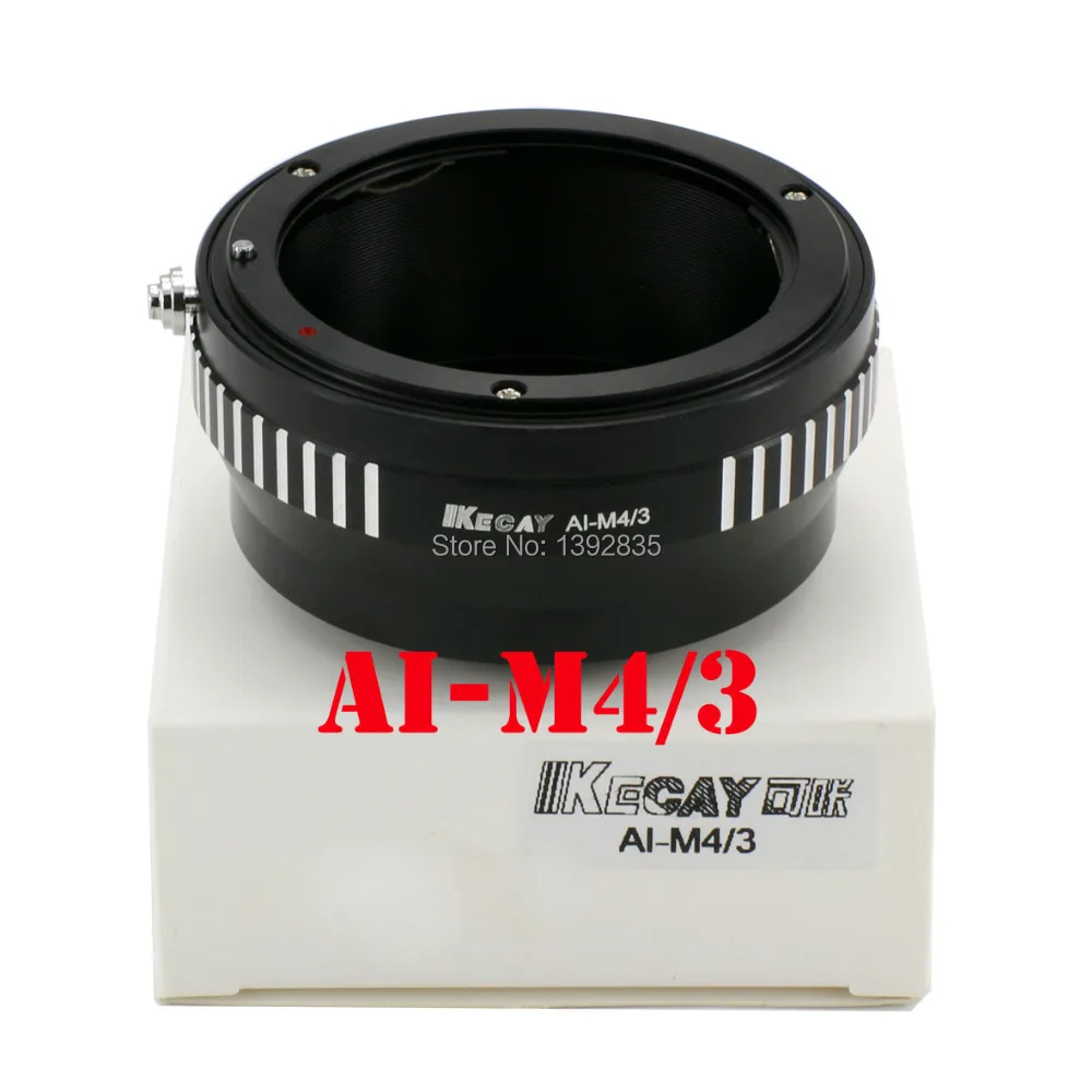 

Kecay Lens Adapter Mount Ring AI-M4/3 for F AI AIS Lens and for Micro 4/3 M4/3 Mount Camera Adapter Ring for G1 G2 G10 EPL1 2
