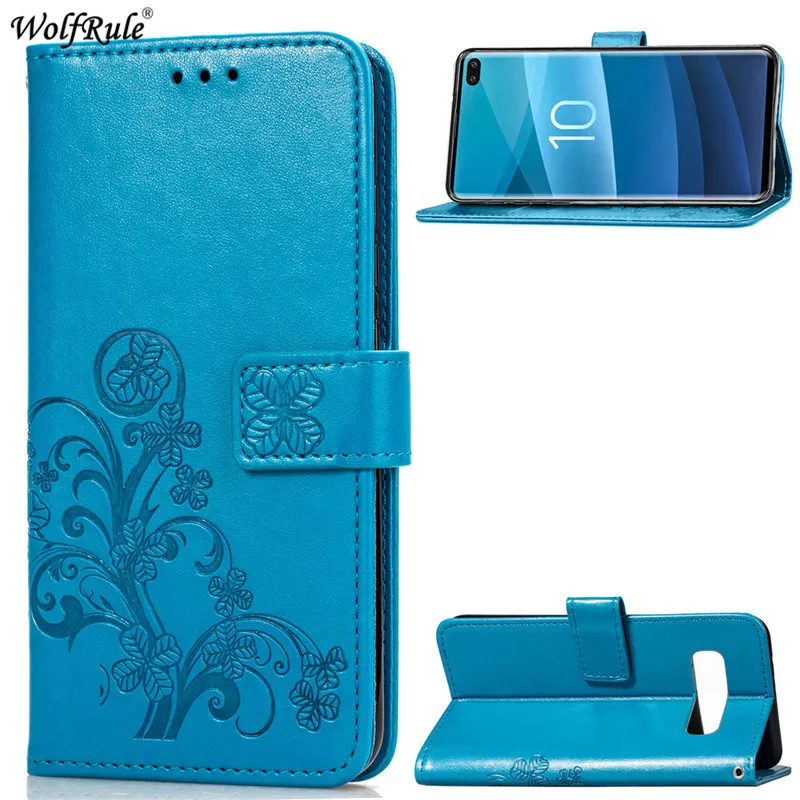 For Cover Samsung Galaxy S10 Plus Case Flip PU Wallet Phone Bag G975 | Мобильные телефоны и аксессуары