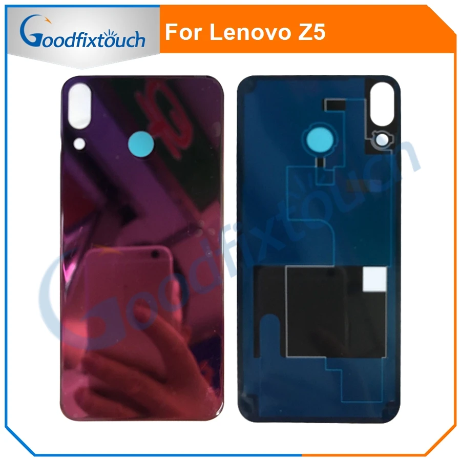 Стеклянная Крышка батарейного отсека для Lenovo Z5 L78011 L78012 задняя крышка корпуса
