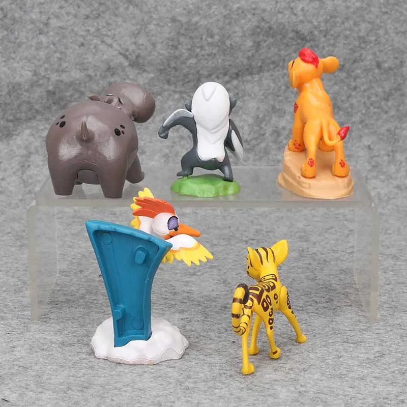 Экшн-фигурки из ПВХ Король Лев 6-9 см 5 шт./компл. Simba Mufasa Timon Pumbaa игрушки | Игрушки и