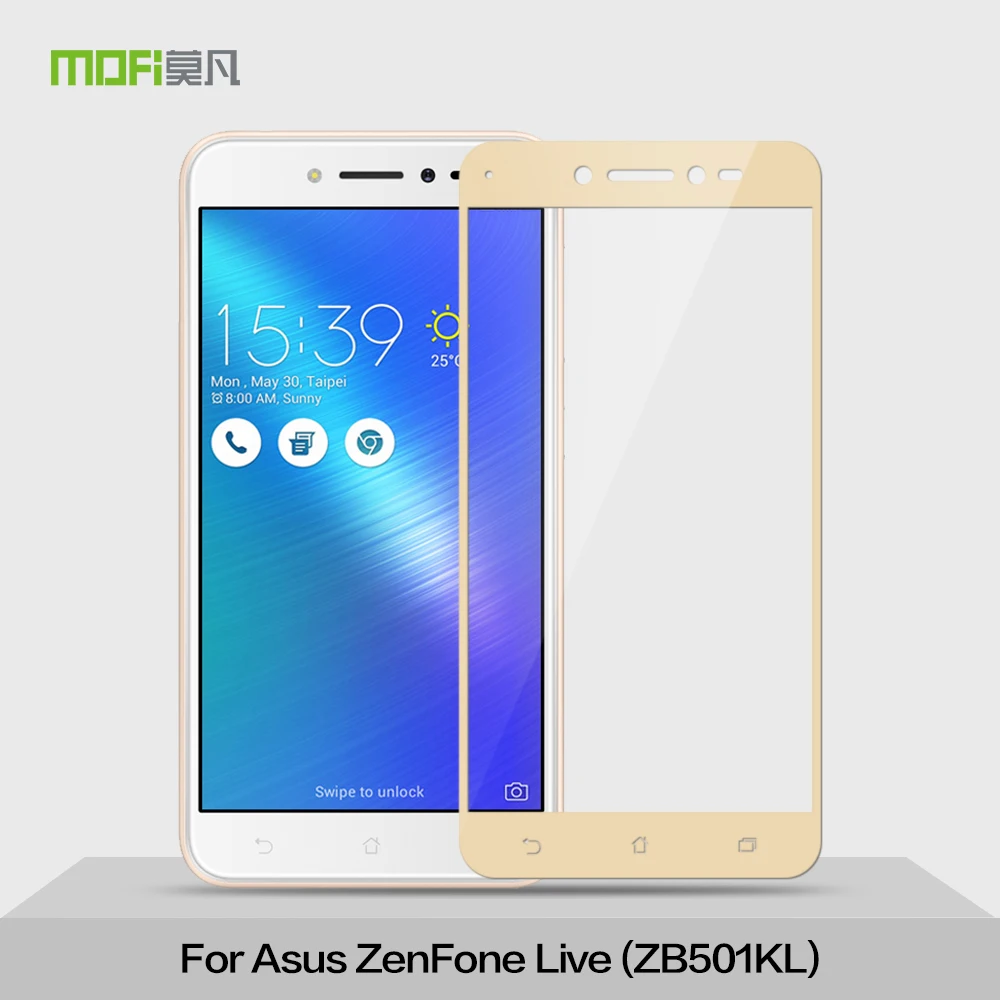 Для Asus Zenfone Live ZB501KL стекло закаленное MOFi полное покрытие Защитная пленка для