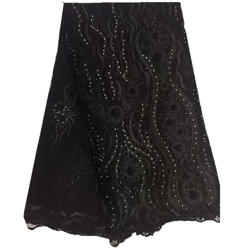 Африканский французский Кружево Ткань высокое качество 2017 Тюль Лидер продаж для