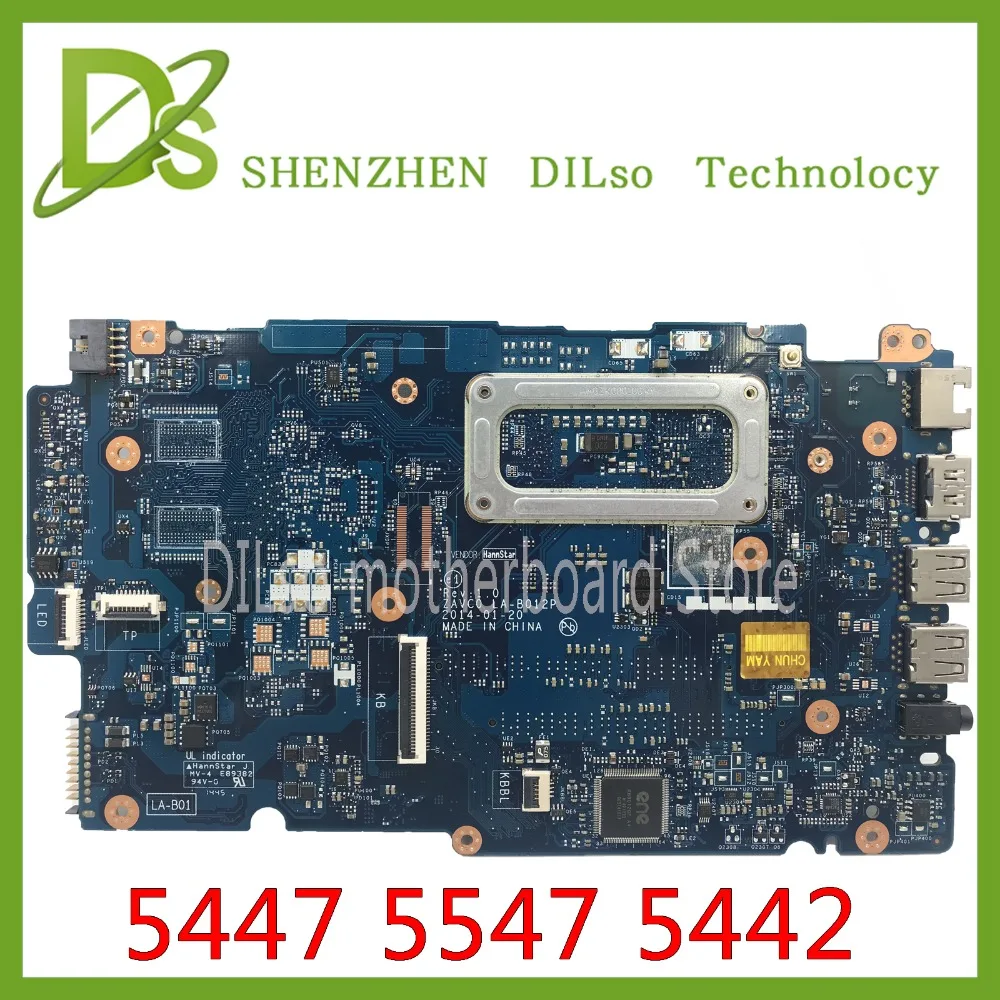 Kefu LA-B012P материнская плата для Dell Inspiron 5447 5547 5442 Материнская плата ноутбука LA-B012P REV: 1,0 I7-4500U/I7-4510U Тесты работы