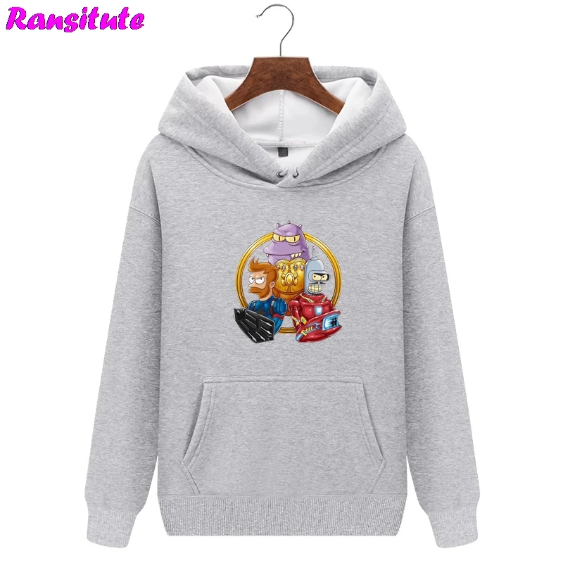 R269 Futurama индивидуальность DIY накладки для ногтей рюкзак с двумя большими отделениями класса порошок тепловой передачи украшения горячей карты