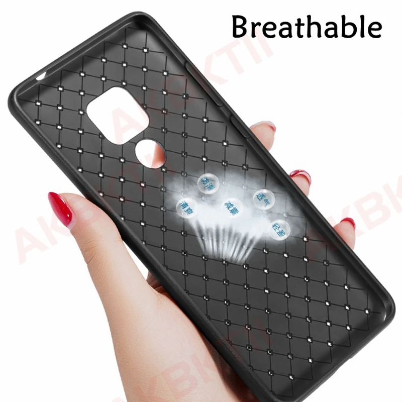 AKBKTII для huawei mate 20 Lite чехол Роскошный BV сетка Ткачество защитная задняя крышка 10 Pro