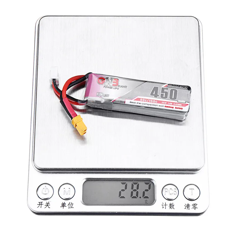 1/2/3 шт. Gaoneng 7 6 В 450 мАч 80C 2S HV 4 35 V Lipo аккумулятор XT30 разъем для Betafpv Drone FPV Racing уличные