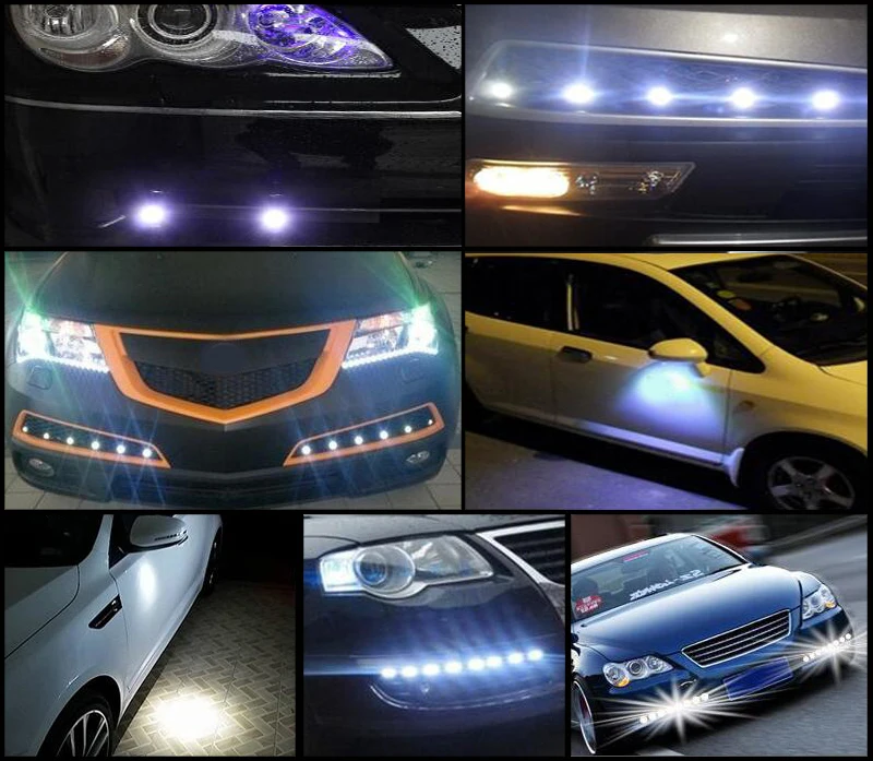 20 шт. светодиодный автомобильный светильник Eagle Eye автомобильная белая лампа DRL