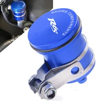 cnc aluminum motorcycle rear brake fluid reservoir clutch tank oil cup for yamaha yzf r6 r6s all years model scooter motorbike