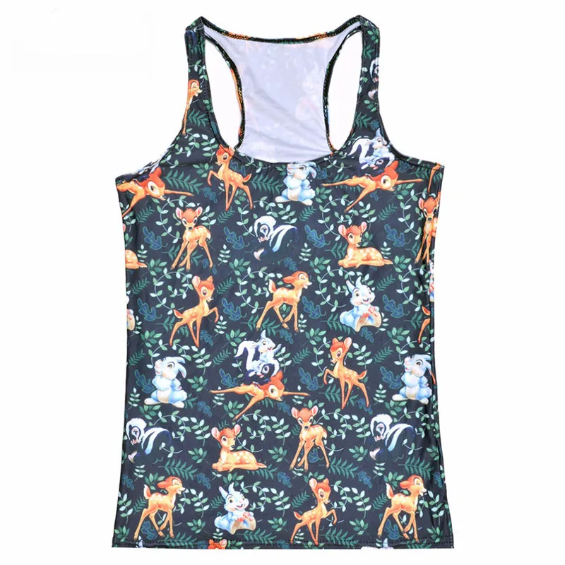 Топы летние женские блузки без бретелек рукавов с цифровым принтом повседневные