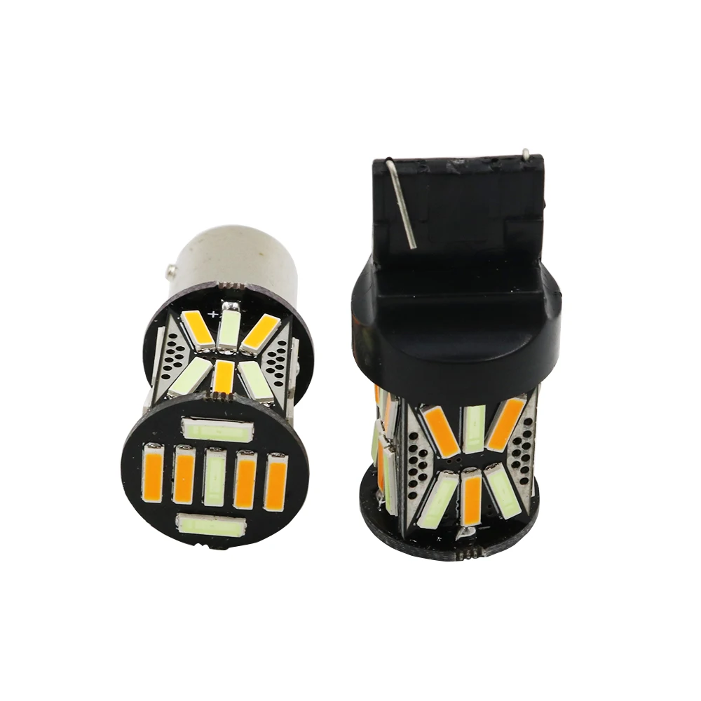 YSY 2 шт. Новинка BAU15S 1156 7440 31 SMD 7020 светодиодные автомобильные фонари стоп сигналы