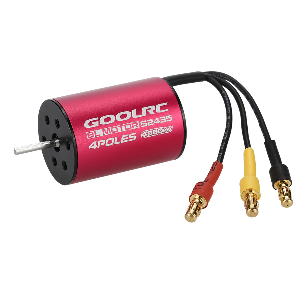Оригинальный Бессенсорный бесщеточный двигатель GoolRC S2435 1/16 кВ и комбинированный