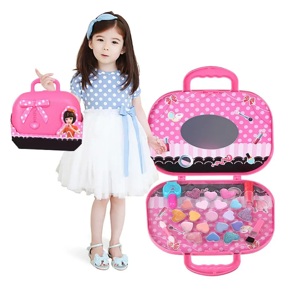 

Simulated Princess Makeup Box Eyeshadow Lipstick Palette Girl Pretend Play Toy