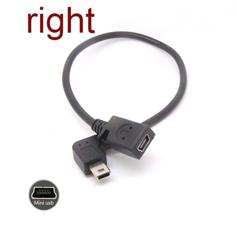 10 шт. Премиум мини USB штекер прямоугольный к Мини гнездовой переходник|Кабели для