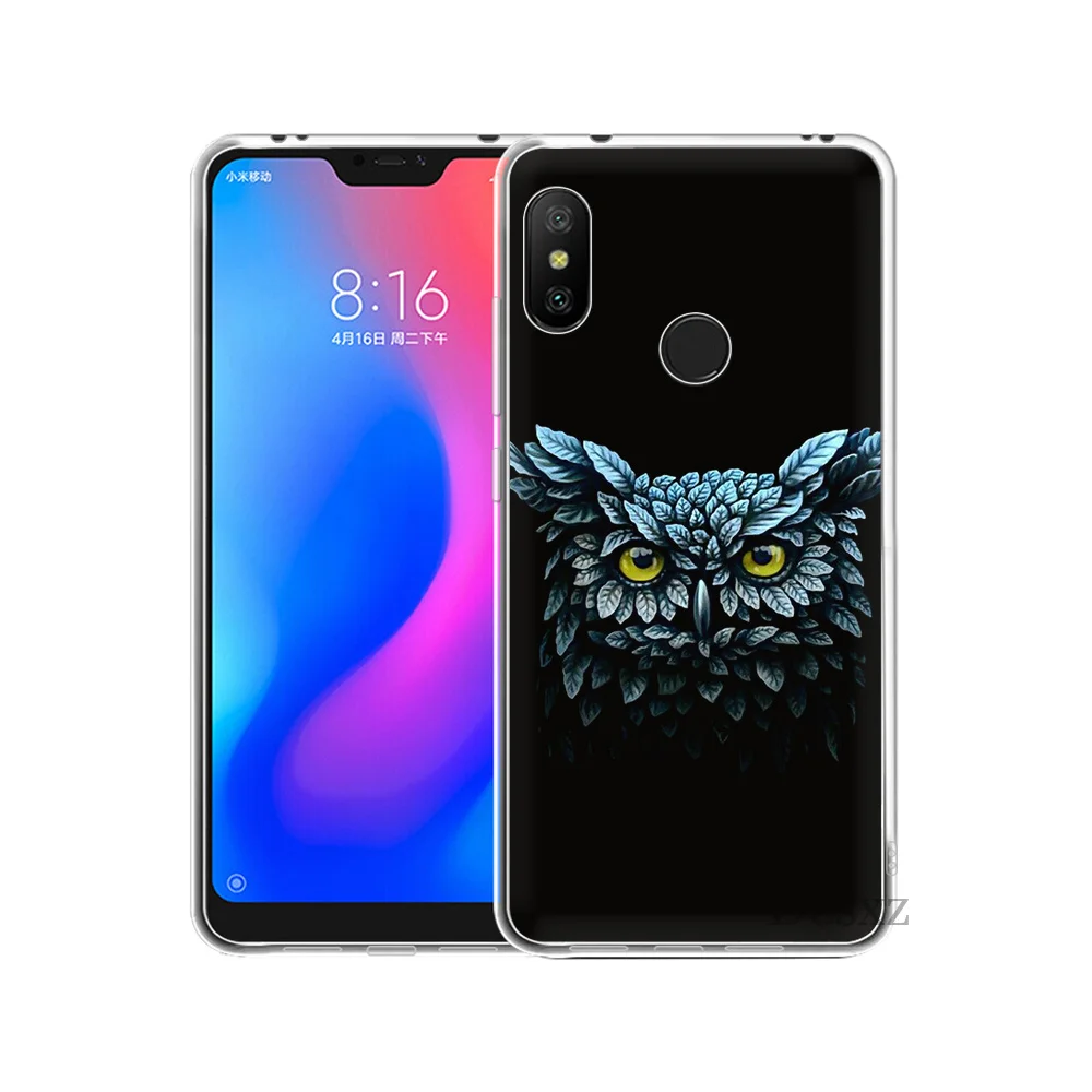 Мягкий чехол из ТПУ с изображением животных для телефона Xiaomi Redmi 4A 4X 5 5A Plus 6 6A