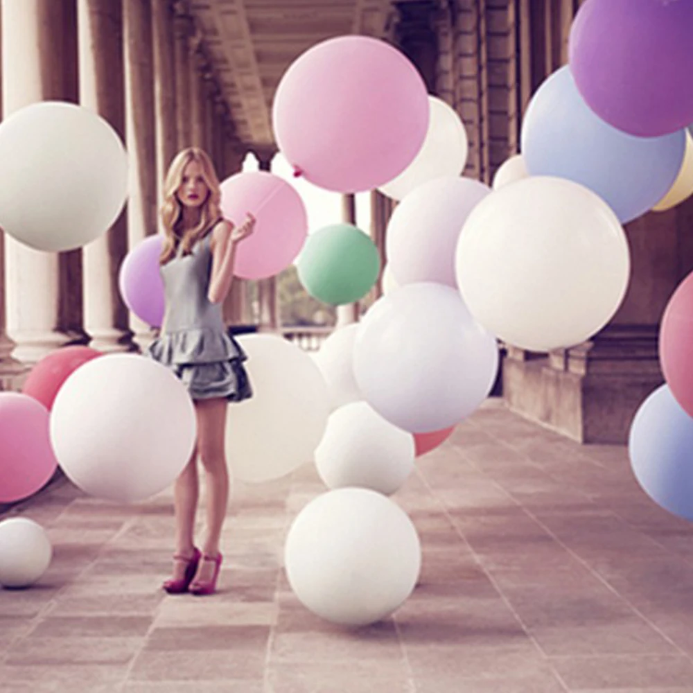 2018 Balloons Balon 50pcs 36 Inches Balloon Extra Large Round Birthday Decoration Wedding Ball Latex Blastoff Decor | Дом и сад