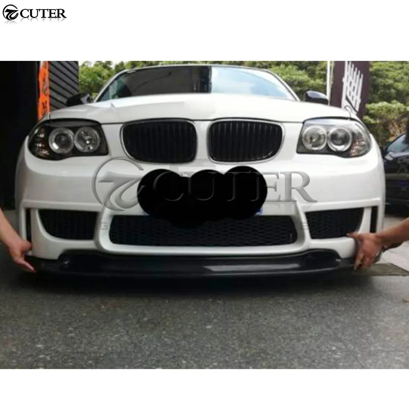 Сплиттер для переднего бампера автомобиля E87 120i 125i из углеродного волокна BMW
