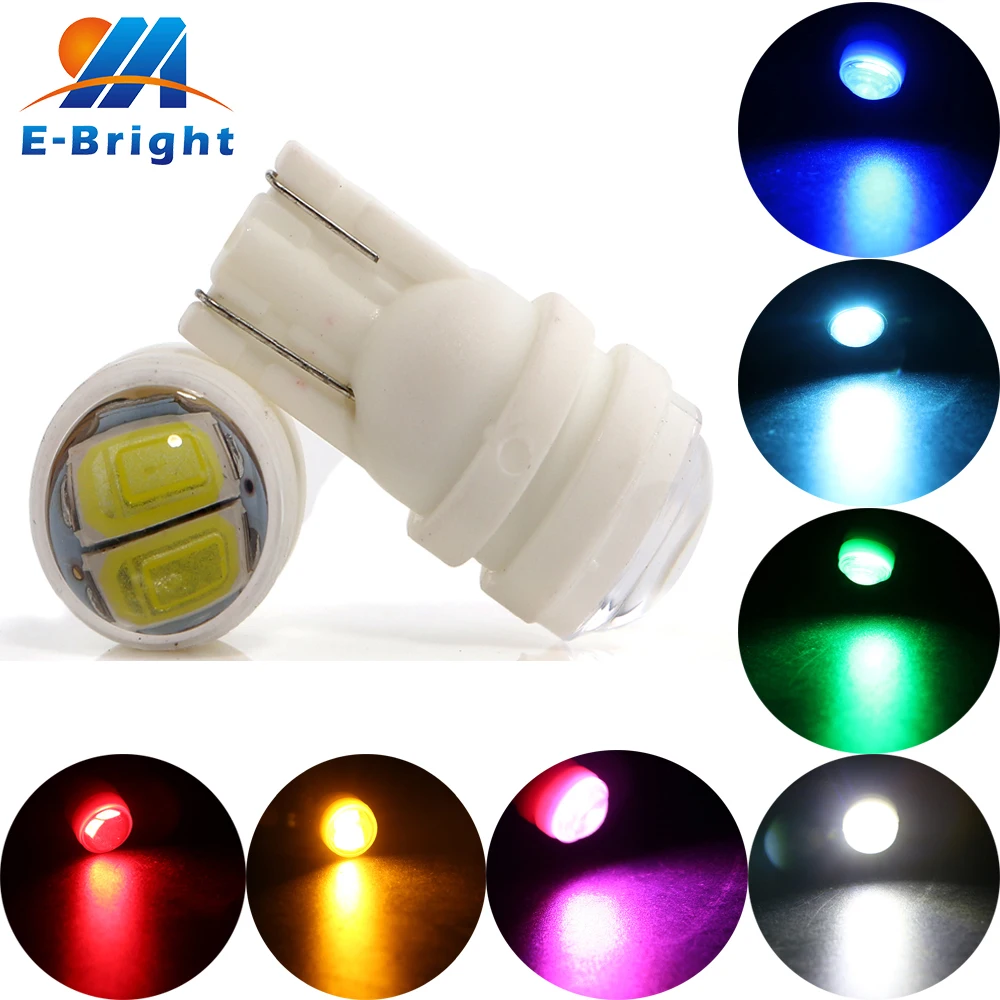 200 шт./лот T10 5630 2 SMD Led W5W 194 168 Авто Автомобильный инструмент лампы номерного знака