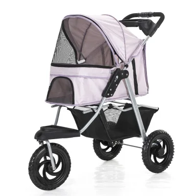 

Pet stroller dog cart folding removable and washable split pet car package Teddy kennel pet three-wheeled cart