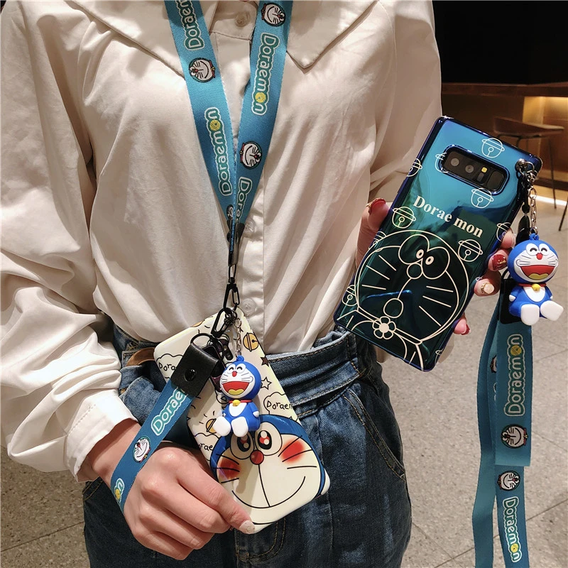 Милый мягкий чехол для телефона Doraemon Blue Ray Samsung Galaxy S10 S10lite plus S8 S8plus S9 Note9 note8 +