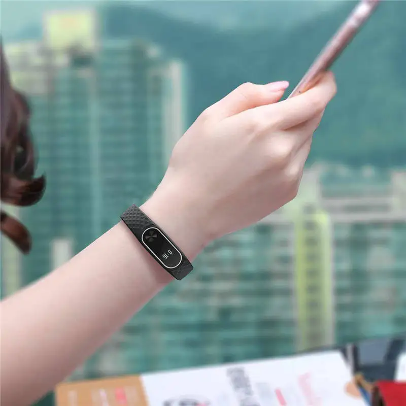 Спортивный Браслет ремешок для Miband 2 цветной сменный смарт браслет аксессуары Mi