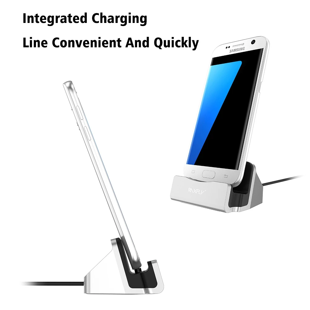 Зарядное устройство RAXFLY с Micro USB для Samsung S6 S7 Edge Xiaomi Huawei Android|charging holder|holder standstand bracket |