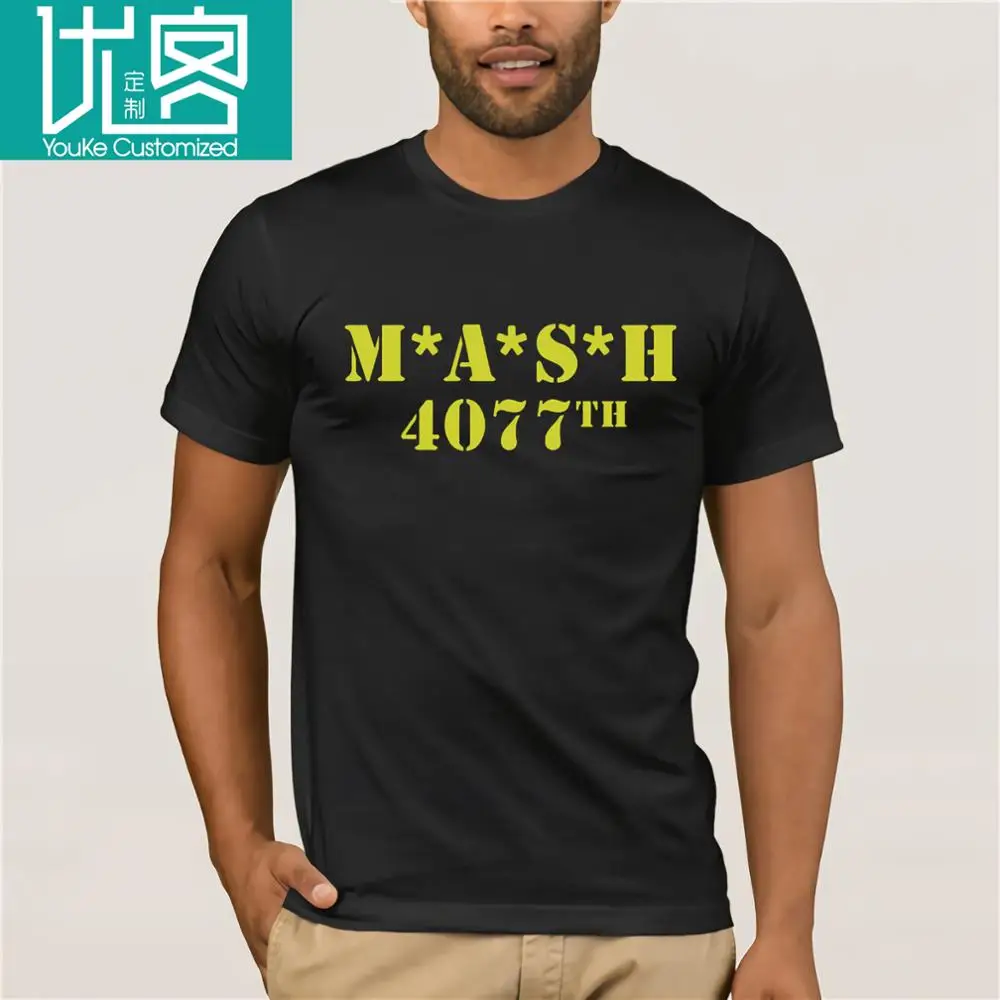Mash 4077Th дань футболка Военная армейская зеленая 2019 брендовая одежда мужская